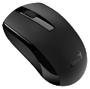 ECO-8100,Black, Genius Wireless BlueEye mouse, (1800 MAH) battery